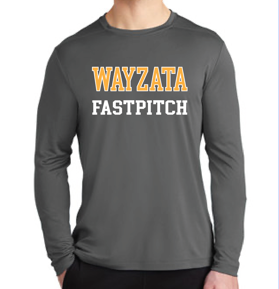 PWYSA - Adult Charcoal Sport-Tek Long Sleeve