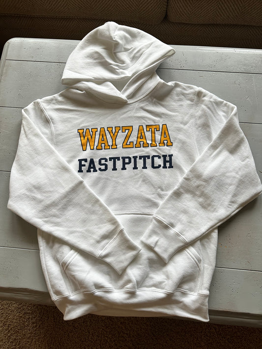 PWYSA - Youth White Hooded Sweatshirt