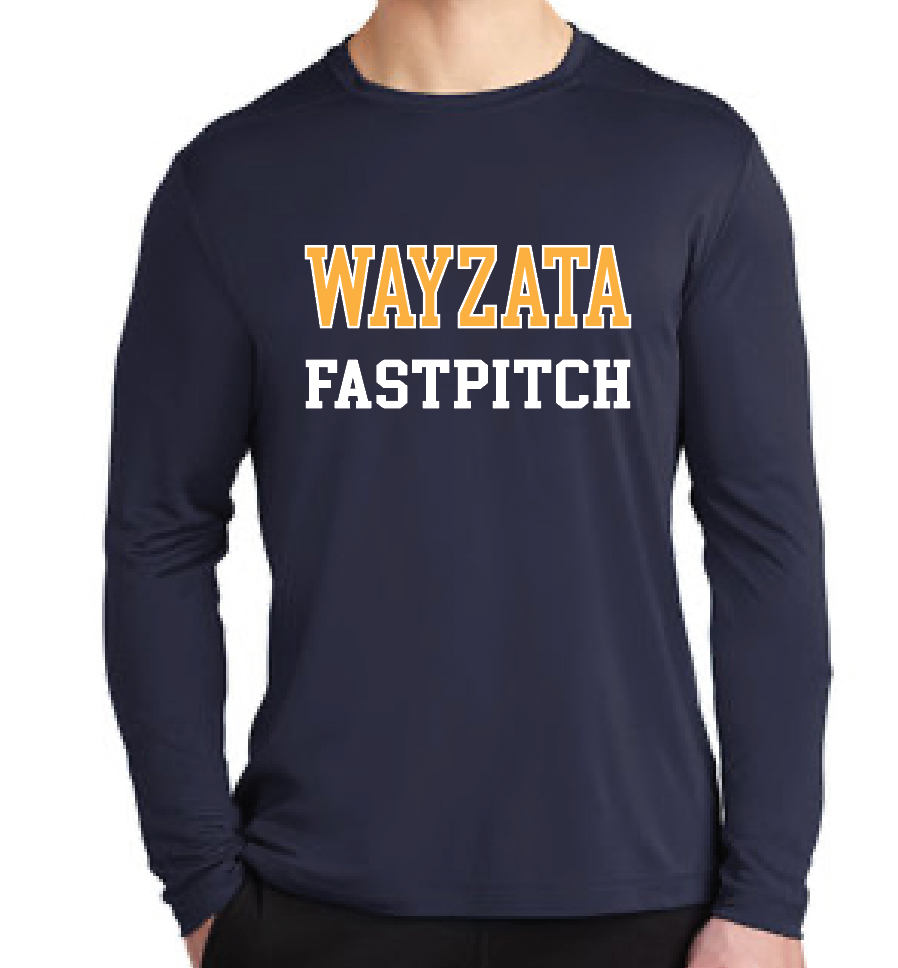 PWYSA - Adult Navy Sport-Tek Long Sleeve