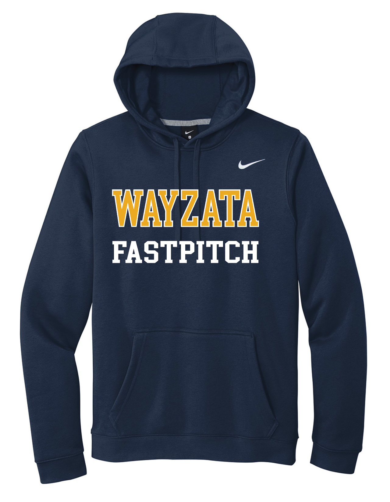 PWYSA - Adult Navy Hooded Sweatshirt - Twill Embroidery