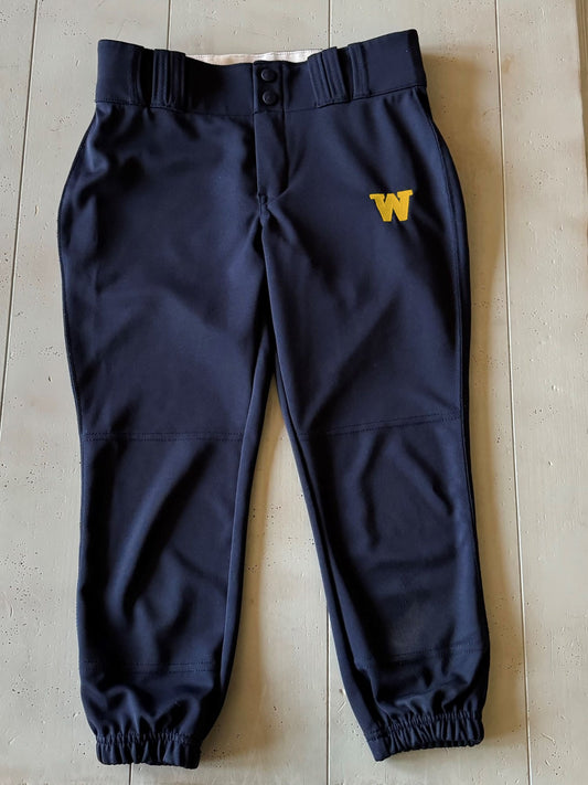 Navy Pants 14U-HS ONLY - Gold W